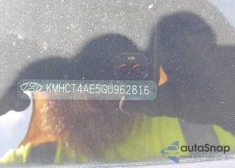 2016 Hyundai Accent Se из США, поврежденный, VIN KMHCT4AE5GU962816